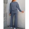 imageANRABESS Women 2 Piece Set Long Sleeve Sweatsuit Sweatpants Tracksuit Sweat Casual Matching 2025 Travel Fall Trendy OutfitsDeep Gray