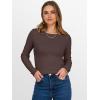 imageANRABESS Women Long Sleeve Thermal Top Crewneck Slim Fit Shirts 2025 Fall Basic Tee Casual Winter Warm Undershirts ClothesBrown