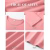imageANRABESS Women Long Sleeve Thermal Top Crewneck Slim Fit Shirts 2025 Fall Basic Tee Casual Winter Warm Undershirts ClothesCoral Red