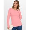 imageANRABESS Women Long Sleeve Thermal Top Crewneck Slim Fit Shirts 2025 Fall Basic Tee Casual Winter Warm Undershirts ClothesCoral Red