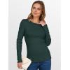imageANRABESS Women Long Sleeve Thermal Top Crewneck Slim Fit Shirts 2025 Fall Basic Tee Casual Winter Warm Undershirts ClothesDeep Green