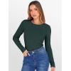 imageANRABESS Women Long Sleeve Thermal Top Crewneck Slim Fit Shirts 2025 Fall Basic Tee Casual Winter Warm Undershirts ClothesDeep Green