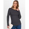 imageANRABESS Women Long Sleeve Thermal Top Crewneck Slim Fit Shirts 2025 Fall Basic Tee Casual Winter Warm Undershirts ClothesDeep Grey