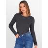 imageANRABESS Women Long Sleeve Thermal Top Crewneck Slim Fit Shirts 2025 Fall Basic Tee Casual Winter Warm Undershirts ClothesDeep Grey