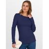 imageANRABESS Women Long Sleeve Thermal Top Crewneck Slim Fit Shirts 2025 Fall Basic Tee Casual Winter Warm Undershirts ClothesNavy Blue