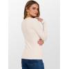 imageANRABESS Women Long Sleeve Thermal Top Crewneck Slim Fit Shirts 2025 Fall Basic Tee Casual Winter Warm Undershirts ClothesParchment