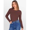 imageANRABESS Women Long Sleeve Thermal Top Crewneck Slim Fit Shirts 2025 Fall Basic Tee Casual Winter Warm Undershirts ClothesRed Brown