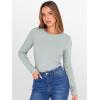 imageANRABESS Women Long Sleeve Thermal Top Crewneck Slim Fit Shirts 2025 Fall Basic Tee Casual Winter Warm Undershirts ClothesSage Green