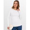 imageANRABESS Women Long Sleeve Thermal Top Crewneck Slim Fit Shirts 2025 Fall Basic Tee Casual Winter Warm Undershirts ClothesWhite