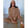 imageANRABESS Womens 2 Piece Outfits Lounge Sets Cropped Sweatshirt ampamp Joggers Fashion Sweatsuit Sweat Set 2025 Fall Travel OutfitsCamel