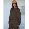 imageANRABESS Womens 2 Piece Outfits Lounge Sets Cropped Sweatshirt ampamp Joggers Fashion Sweatsuit Sweat Set 2025 Fall Travel OutfitsCoffee