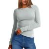 imageANRABESS Women Long Sleeve Thermal Top Crewneck Slim Fit Shirts 2025 Fall Basic Tee Casual Winter Warm Undershirts ClothesSage Green