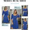imageANRABESS Womens Half Sleeve Mini Dress 2025 Fall Square Neck Casual Flowy Wedding Guest Dresses Summer Beach Vacation OutfitsDark Blue