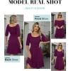imageANRABESS Womens Half Sleeve Mini Dress 2025 Fall Square Neck Casual Flowy Wedding Guest Dresses Summer Beach Vacation OutfitsDark Purple