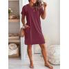 imageANRABESS Womens Summer Casual T Shirt Dresses Short Sleeve Crewneck Striped Mini Shift Dress 2025 Beach Vacation OutfitsDeep Red