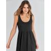 imageANRABESS Womens Summer Sleeveless Maxi Sundress Swing Casual Flowy Tiered Shirts Dress Beach Travel Vacation OutfitsBlack