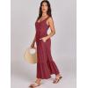 imageANRABESS Womens Summer Sleeveless Maxi Sundress Swing Casual Flowy Tiered Shirts Dress Beach Travel Vacation OutfitsDark Red