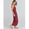 imageANRABESS Womens Summer Sleeveless Maxi Sundress Swing Casual Flowy Tiered Shirts Dress Beach Travel Vacation OutfitsDark Red