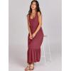 imageANRABESS Womens Summer Sleeveless Maxi Sundress Swing Casual Flowy Tiered Shirts Dress Beach Travel Vacation OutfitsDark Red