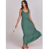 imageANRABESS Womens Summer Sleeveless Maxi Sundress Swing Casual Flowy Tiered Shirts Dress Beach Travel Vacation OutfitsGrass