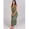imageANRABESS Womens Summer Sleeveless Maxi Sundress Swing Casual Flowy Tiered Shirts Dress Beach Travel Vacation OutfitsGreen