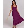 imageANRABESS Womens Summer Sleeveless Maxi Sundress Swing Casual Flowy Tiered Shirts Dress Beach Travel Vacation OutfitsPurple