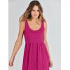 imageANRABESS Womens Summer Sleeveless Maxi Sundress Swing Casual Flowy Tiered Shirts Dress Beach Travel Vacation OutfitsRose