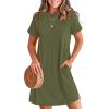 imageANRABESS Womens Summer Casual T Shirt Dresses Short Sleeve Crewneck Striped Mini Shift Dress 2025 Beach Vacation OutfitsArmy Green
