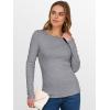 imageANRABESS Women Long Sleeve Thermal Top Crewneck Slim Fit Shirts 2025 Fall Basic Tee Casual Winter Warm Undershirts ClothesGrey
