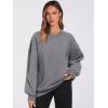 imageANRABESS Womens Oversized V Neck Sweatshirt Fleece Long Sleeve Hoodies Pullover Comfy Top Outfits 2025 Teen Preppy ClothesDark Grey