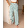 imageANRABESS Womens Striped Gingham Pants 2025 Pajama Lounge Boxer Pants Cute Comfy PJ Bottoms with Pockets Fall Y2K OutfitsGreen White Plaid