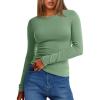 imageANRABESS Women Long Sleeve Thermal Top Crewneck Slim Fit Shirts 2025 Fall Basic Tee Casual Winter Warm Undershirts ClothesGreen