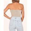 imageANRABESS Tube Top for Women Summer Strapless Bandeau Knit Twist Knot Corset Crop Basic Tank Top 2025 Vacation Outfits ClothesApricot