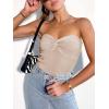 imageANRABESS Tube Top for Women Summer Strapless Bandeau Knit Twist Knot Corset Crop Basic Tank Top 2025 Vacation Outfits ClothesApricot