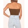 imageANRABESS Tube Top for Women Summer Strapless Bandeau Knit Twist Knot Corset Crop Basic Tank Top 2025 Vacation Outfits ClothesCaramel
