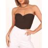 imageANRABESS Tube Top for Women Summer Strapless Bandeau Knit Twist Knot Corset Crop Basic Tank Top 2025 Vacation Outfits ClothesCoffee