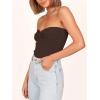 imageANRABESS Tube Top for Women Summer Strapless Bandeau Knit Twist Knot Corset Crop Basic Tank Top 2025 Vacation Outfits ClothesCoffee