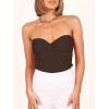 imageANRABESS Tube Top for Women Summer Strapless Bandeau Knit Twist Knot Corset Crop Basic Tank Top 2025 Vacation Outfits ClothesCoffee