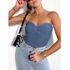 imageANRABESS Tube Top for Women Summer Strapless Bandeau Knit Twist Knot Corset Crop Basic Tank Top 2025 Vacation Outfits ClothesDeep Blue