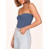 imageANRABESS Tube Top for Women Summer Strapless Bandeau Knit Twist Knot Corset Crop Basic Tank Top 2025 Vacation Outfits ClothesDeep Blue