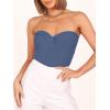 imageANRABESS Tube Top for Women Summer Strapless Bandeau Knit Twist Knot Corset Crop Basic Tank Top 2025 Vacation Outfits ClothesDeep Blue