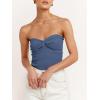 imageANRABESS Tube Top for Women Summer Strapless Bandeau Knit Twist Knot Corset Crop Basic Tank Top 2025 Vacation Outfits ClothesDeep Blue