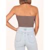 imageANRABESS Tube Top for Women Summer Strapless Bandeau Knit Twist Knot Corset Crop Basic Tank Top 2025 Vacation Outfits ClothesDeep Khaki