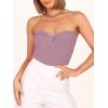 imageANRABESS Tube Top for Women Summer Strapless Bandeau Knit Twist Knot Corset Crop Basic Tank Top 2025 Vacation Outfits ClothesPurple