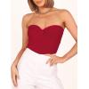 imageANRABESS Tube Top for Women Summer Strapless Bandeau Knit Twist Knot Corset Crop Basic Tank Top 2025 Vacation Outfits ClothesRed