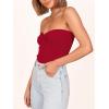 imageANRABESS Tube Top for Women Summer Strapless Bandeau Knit Twist Knot Corset Crop Basic Tank Top 2025 Vacation Outfits ClothesRed