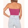 imageANRABESS Tube Top for Women Summer Strapless Bandeau Knit Twist Knot Corset Crop Basic Tank Top 2025 Vacation Outfits ClothesRose