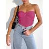 imageANRABESS Tube Top for Women Summer Strapless Bandeau Knit Twist Knot Corset Crop Basic Tank Top 2025 Vacation Outfits ClothesRose