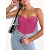imageANRABESS Tube Top for Women Summer Strapless Bandeau Knit Twist Knot Corset Crop Basic Tank Top 2025 Vacation Outfits ClothesRose