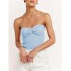 imageANRABESS Tube Top for Women Summer Strapless Bandeau Knit Twist Knot Corset Crop Basic Tank Top 2025 Vacation Outfits ClothesSky